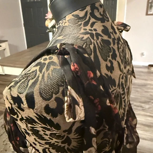 Trixxi Black Floral Mini Dress - Picture 5 of 7